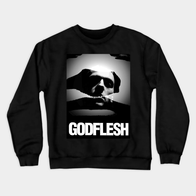 Godflesh - Justin Broadrick. Crewneck Sweatshirt by OriginalDarkPoetry